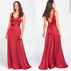 Show Me Your MuMu Red Jenn Bridesmaid or Prom Dress